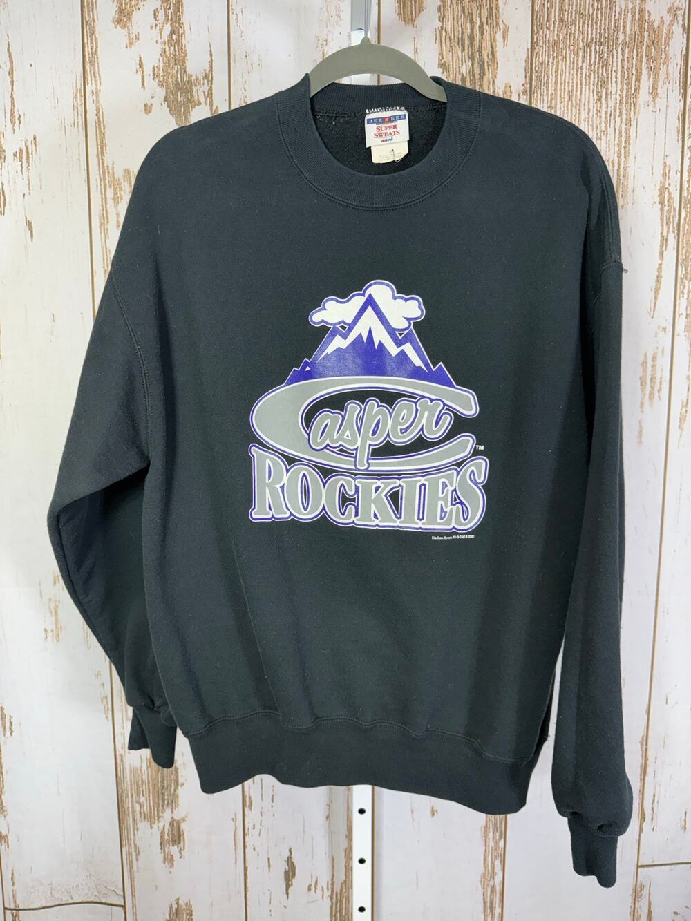 Jerzees, Super Sweats Casper Rockies Crewneck Sweatshirt. Size Large. 2001